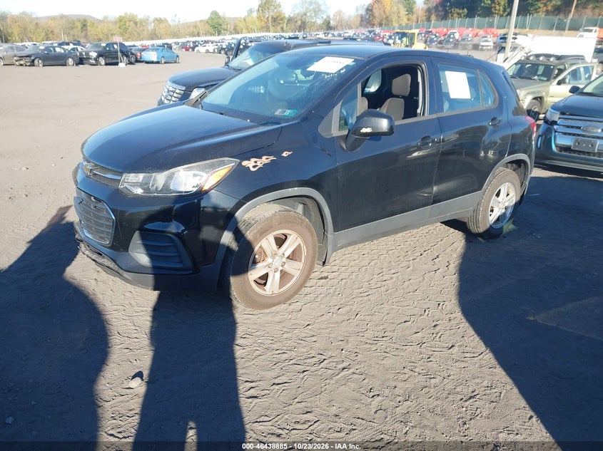 Vin: 3gncjnsb9hl269545, lot: 46939251, chevrolet trax ls 20172