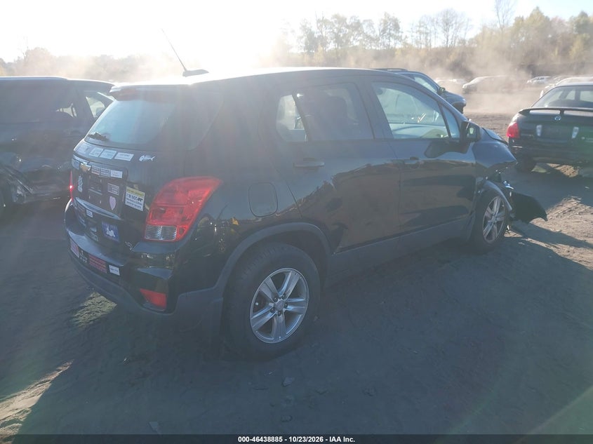 Vin: 3gncjnsb9hl269545, lot: 46939251, chevrolet trax ls 20174
