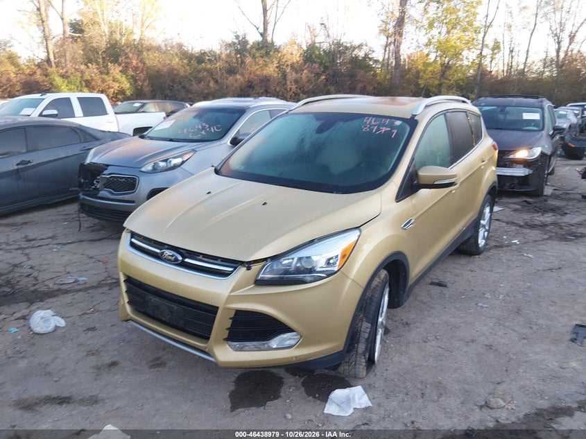 Vin: 1fmcu9j95euc18210, lot: 46939345, ford escape titanium 20142