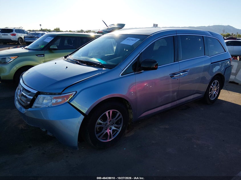 Vin: 5fnrl5h62cb103270, lot: 46939377, honda odyssey ex-l 20122