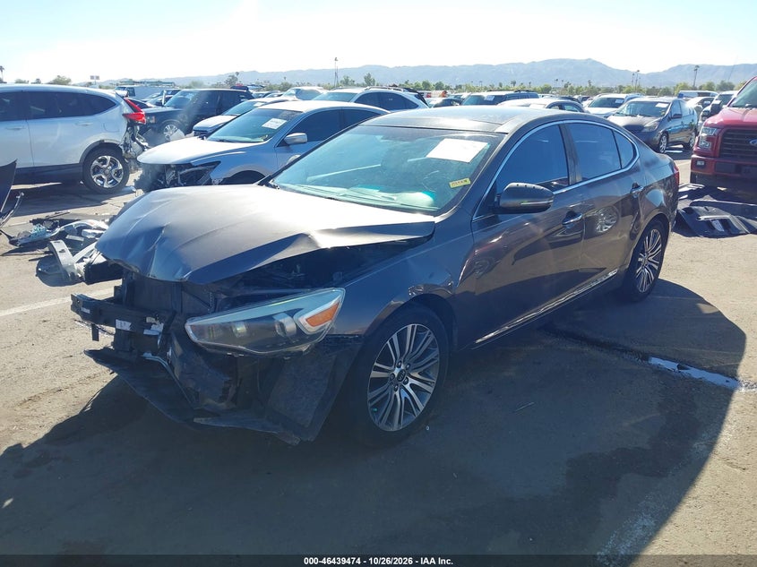 Vin: knaln4d75e5126519, lot: 46939840, kia cadenza premium 20142