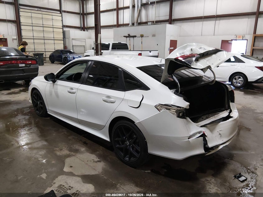 Vin: 2hgfe2f52rh565130, lot: 46939982, honda civic sport 20243