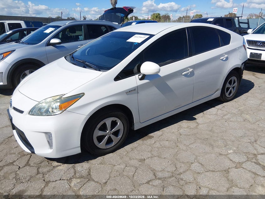 Vin: jtdkn3du4e1735431, lot: 46940015, toyota prius two 20142