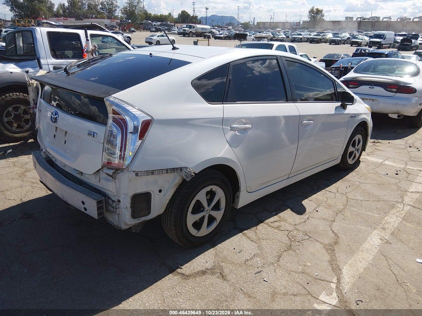 Vin: jtdkn3du4e1735431, lot: 46940015, toyota prius two 20144
