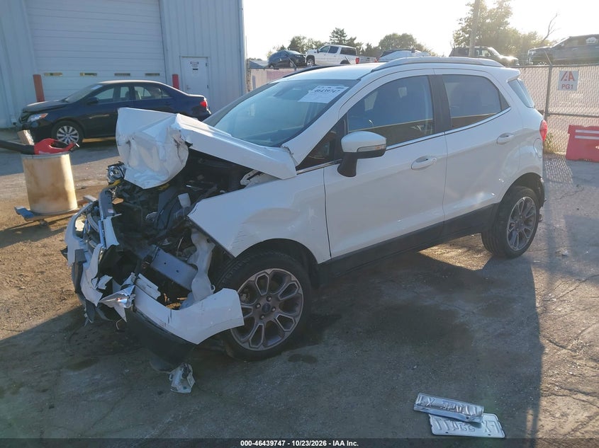2019 Ford Ecosport Titanium, Front & Rear, IAAI, VIN MAJ6S3KL5KC256901 — photo 2