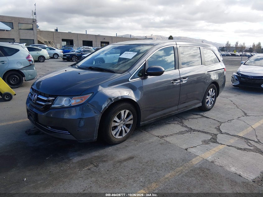 Vin: 5fnrl5h64gb113952, lot: 46940143, honda odyssey ex-l 20162