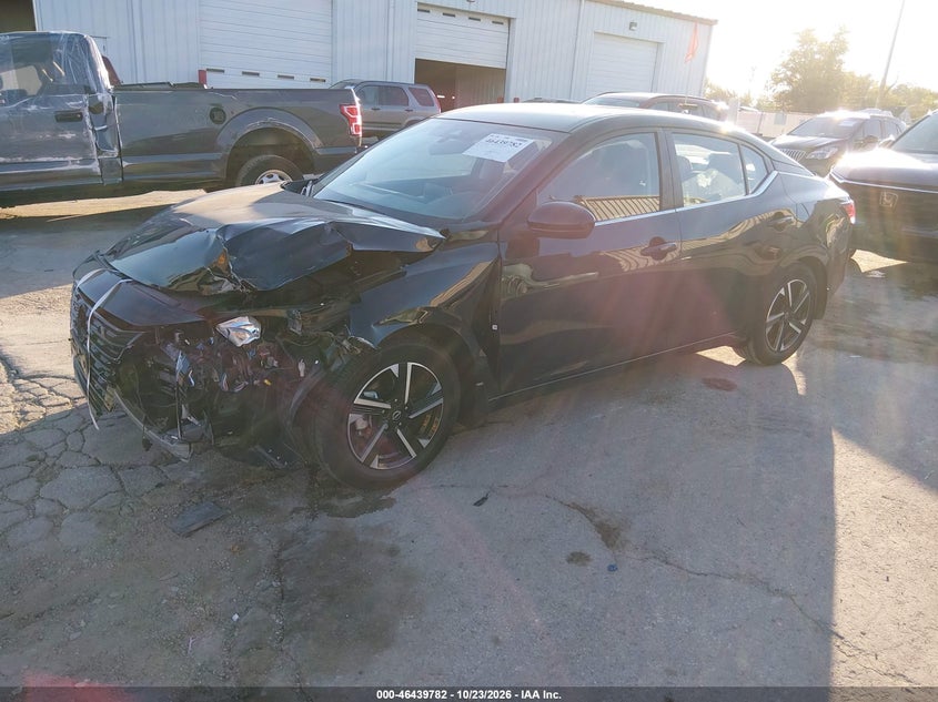 2025 Nissan Sentra Sv, Front End, IAAI, VIN 3N1AB8CV8SY398560 — photo 2