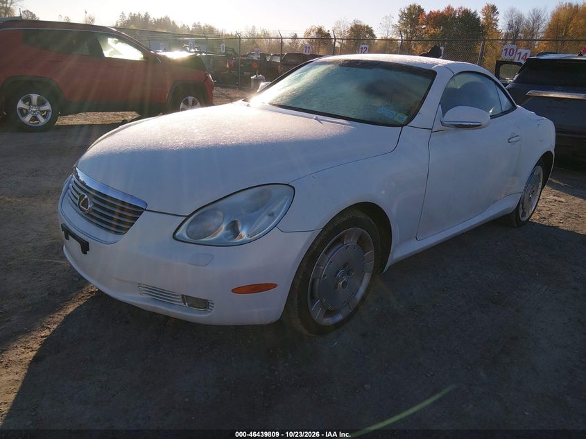 LEXUS SC 430 2002 VIN JTHFN48Y220034102