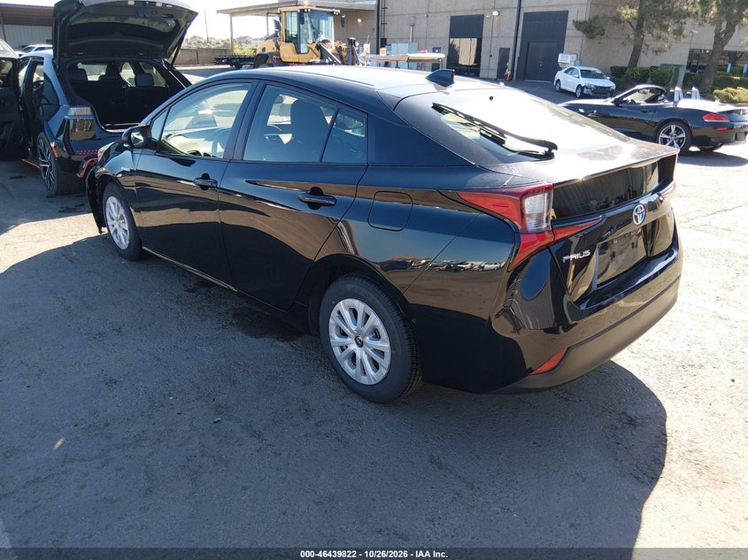 Vin: jtdkamfu6n3179304, lot: 46940188, toyota prius le 20223