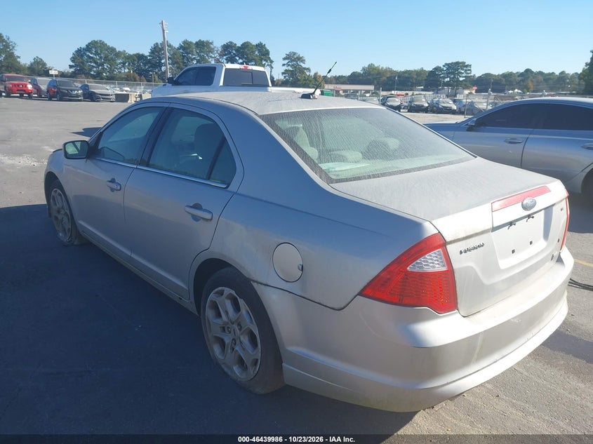 Vin: 3fahp0hg6ar120764, lot: 46940352, ford fusion se 20103