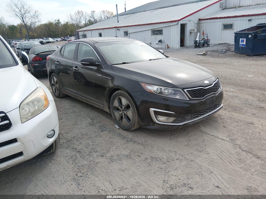 Vin: knagm4ad2d5038606, lot: 46940407, kia optima hybrid ex 2013 img_1