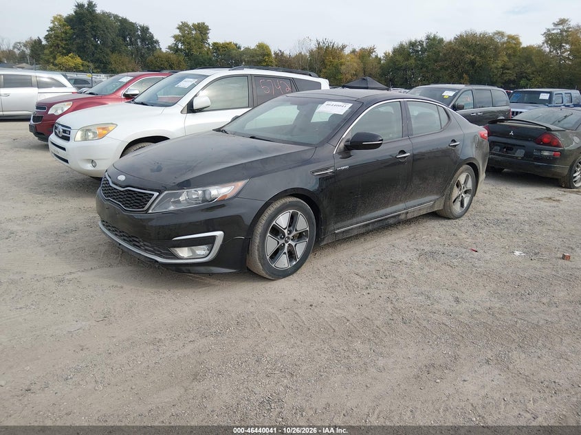 Vin: knagm4ad2d5038606, lot: 46940407, kia optima hybrid ex 20132