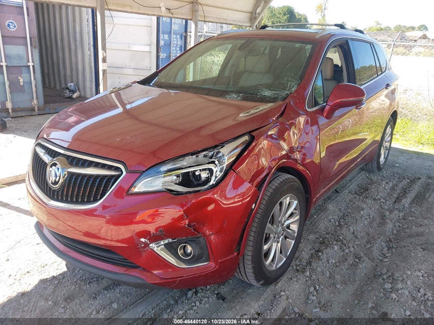 2019 Buick Envision Fwd Essence, Левый перёд, IAAI, VIN LRBFXCSA3KD014899 — фото 2
