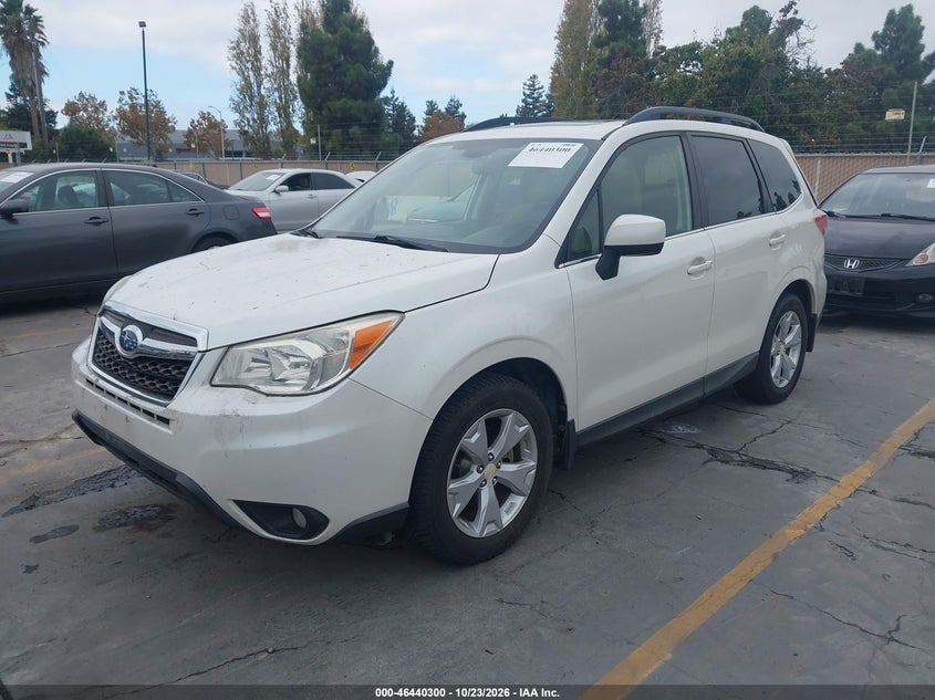 Vin: jf2sjarc1fh513956, lot: 46940666, subaru forester 2.5i limited 20152