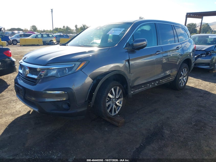 Vin: 5fnyf6h56kb065752, lot: 46940724, honda pilot ex-l 20192
