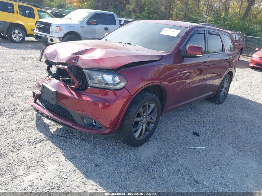 Vin: 1c4rdjdgxhc847353, lot: 46940779, dodge durango gt awd 20172