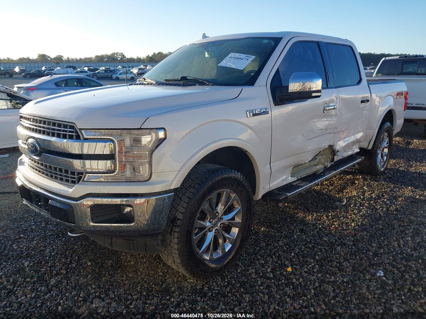 Vin: 1ftew1eg9jkc90440, lot: 46940841, ford f-150 lariat 20182