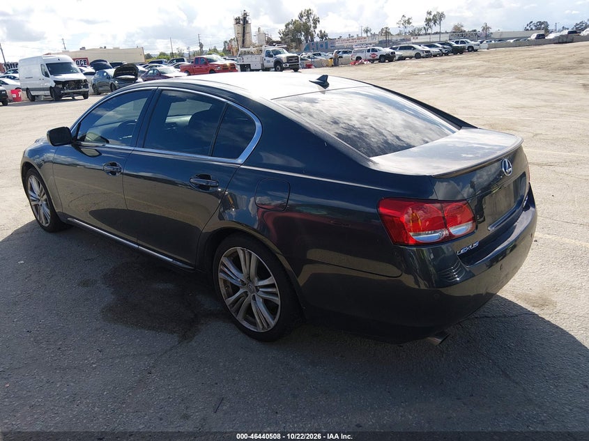 LEXUS GS 450H 2007 VIN JTHBC96S975010602