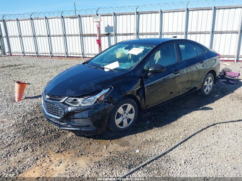 2016 Chevrolet Cruze Ls Auto, Left Side, IAAI, VIN 1G1BC5SM3G7264904 — photo 2