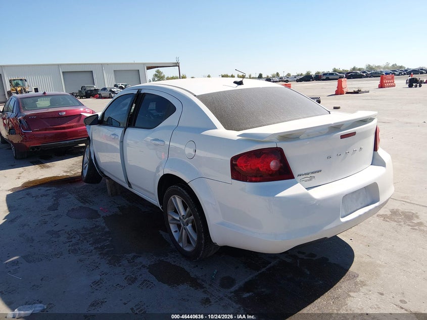 Vin: 1c3cdzab3en182913, lot: 46941002, dodge avenger se 20143
