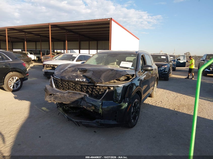 Vin: 5xyrl4jc7sg365920, lot: 46941003, kia sorento s 20252