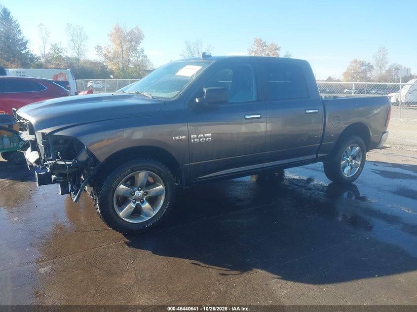 Vin: 3c6rr7lt2hg641242, lot: 46941007, ram 1500 big horn  4x4 5'7 box 20172