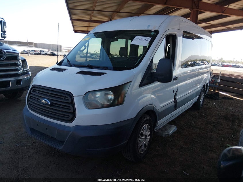 Vin: 1fbzx2cmxfka65534, lot: 46941124, ford transit-350 xl 20152