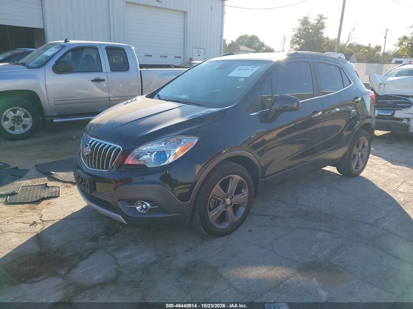 2013 Buick Encore Convenience, Right Rear, IAAI, VIN KL4CJBSB1DB204525 — photo 2