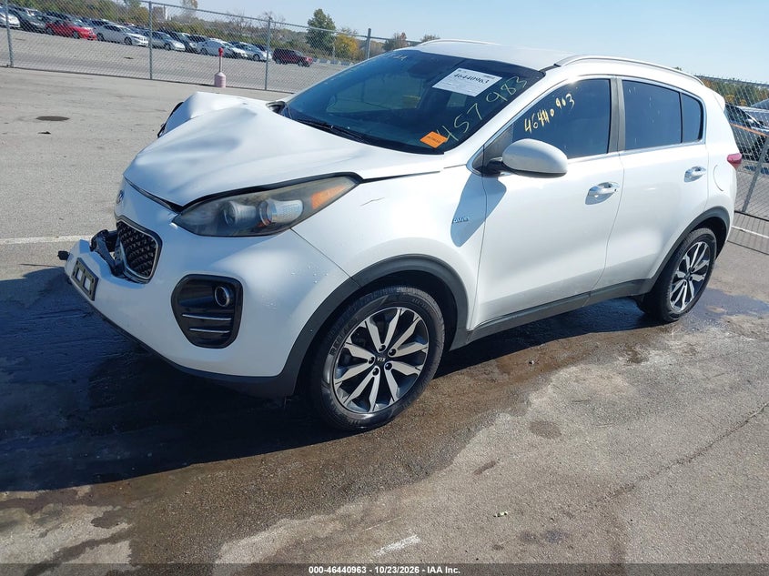 2017 Kia Sportage Ex, Удар спереди, IAAI, VIN KNDPNCAC5H7300047 — фото 2