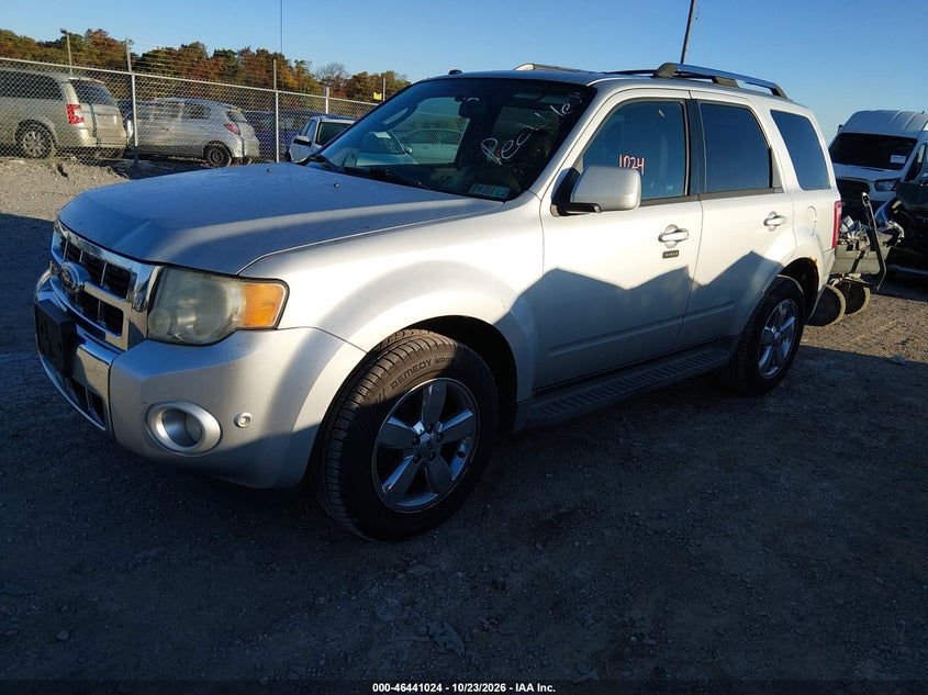 Vin: 1fmcu9eg2bkc47048, lot: 46941390, ford escape limited 20112