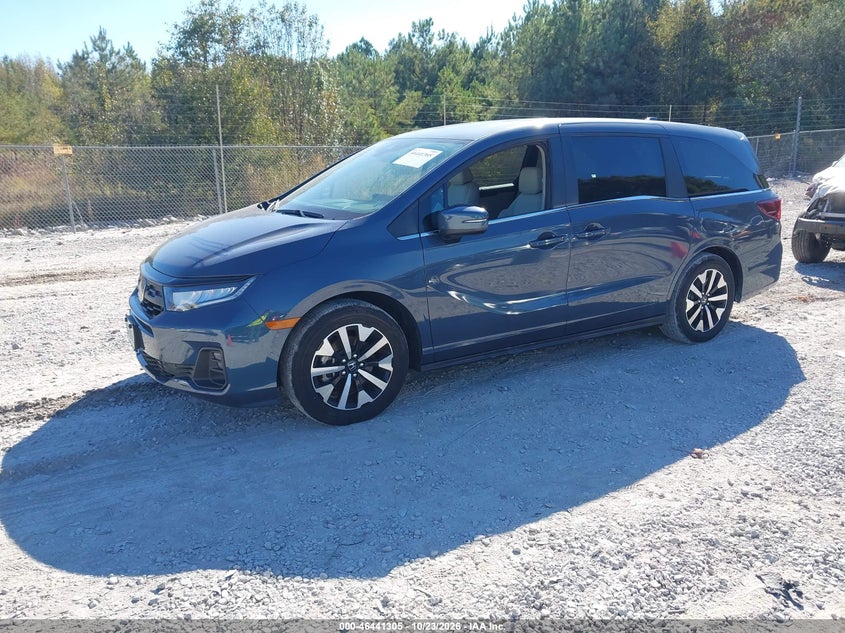 2025 Honda Odyssey Ex-L, Normal Wear & Tear, IAAI, VIN 5FNRL6H66SB089328 — photo 2