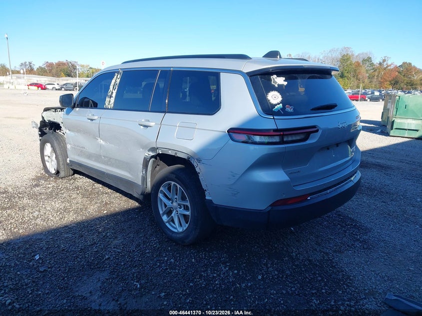 Vin: 1c4rjkag1r8589036, lot: 46941736, jeep grand cherokee l laredo 4x4 20243