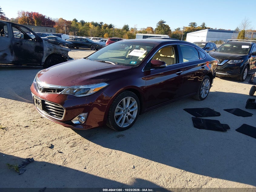 2013 Toyota Avalon Limited, Rear, IAAI, VIN 4T1BK1EB9DU069167 — photo 2
