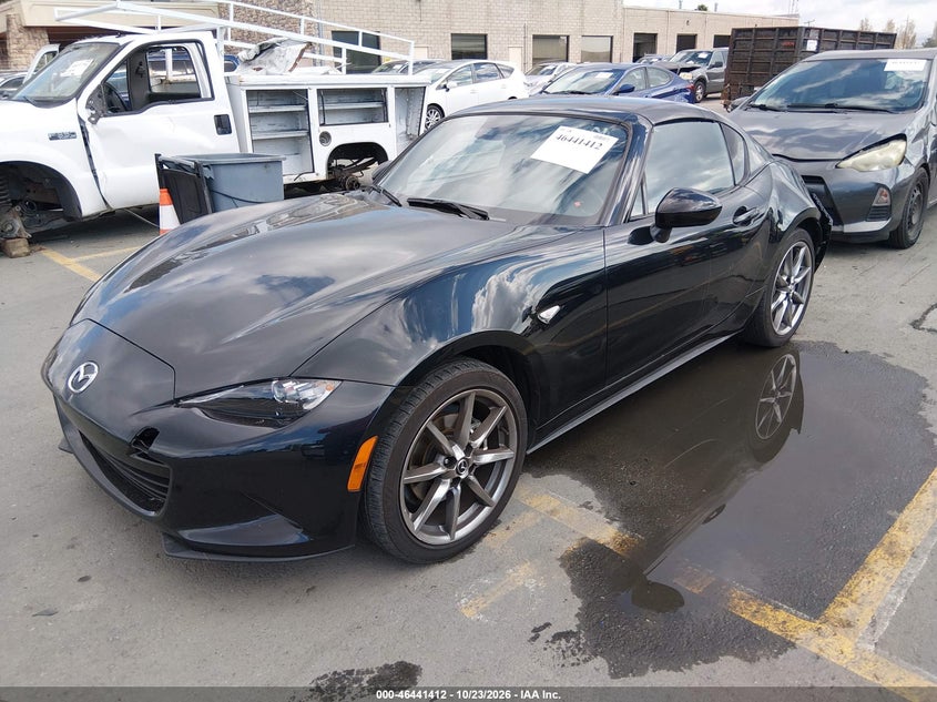 2023 Mazda Mx-5 Miata Rf Grand Touring, Rear, IAAI, VIN JM1NDAM79P0558091 — photo 2