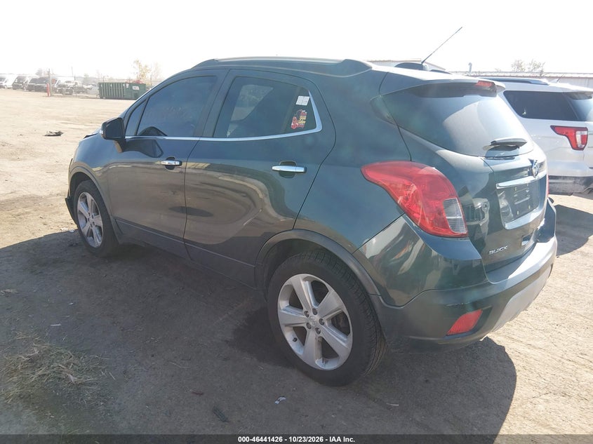 Vin: kl4cjesb1gb598694, lot: 46941792, buick encore 20163