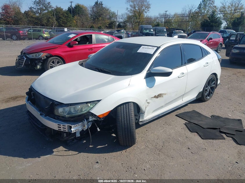 Vin: shhfk7h48ku422508, lot: 46942001, honda civic sport 20192