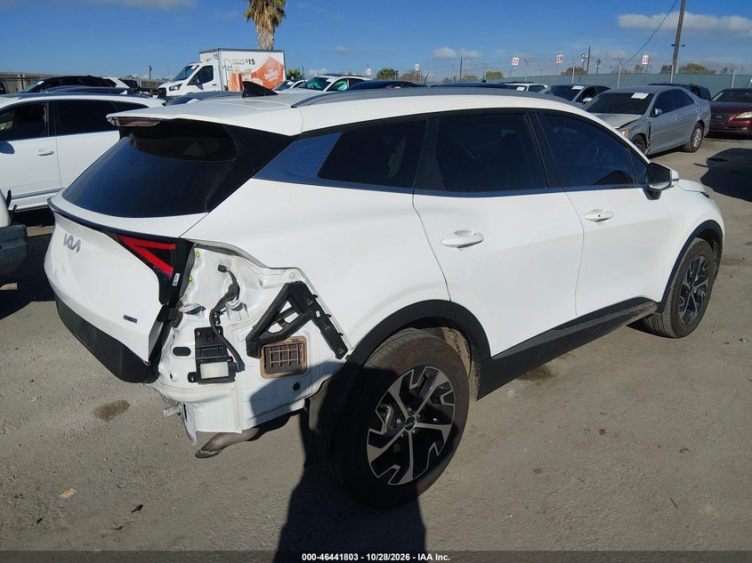 Vin: kndpvcagxp7096296, lot: 46942169, kia sportage hybrid ex 20234