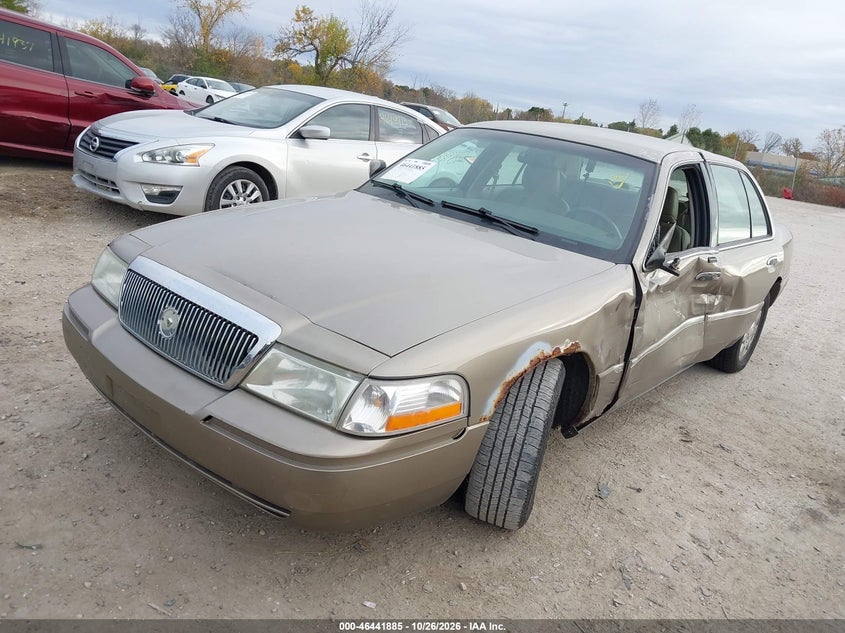 2003 Mercury Grand Marquis Ls, Левый бок, IAAI, VIN 2MEFM75W13X622048 — фото 2
