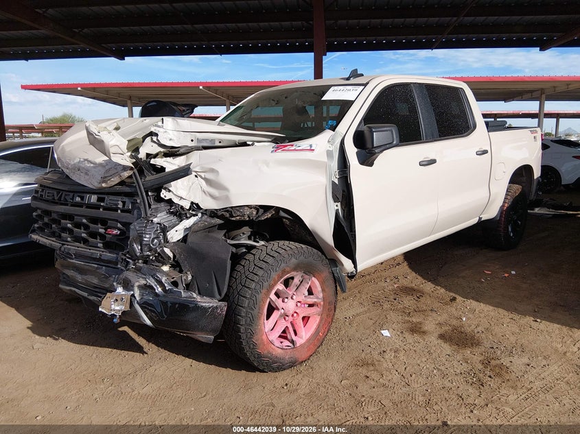 Vin: 3gcpkcek7tg144567, lot: 46942405, chevrolet silverado 1500 4wd  short bed custom trail boss 20262