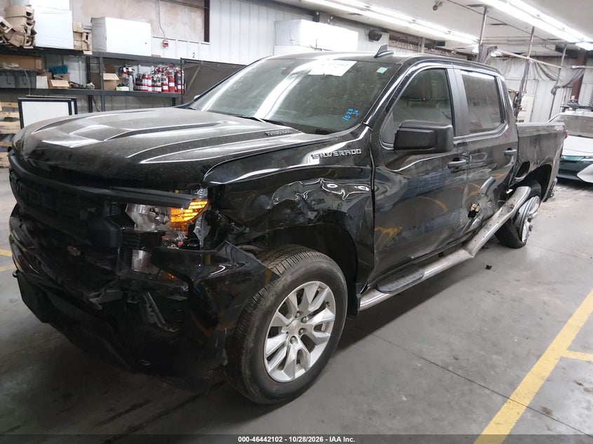 Vin: 3gcpkbek2sg384019, lot: 46942468, chevrolet silverado 1500 4wd  short bed custom 20252