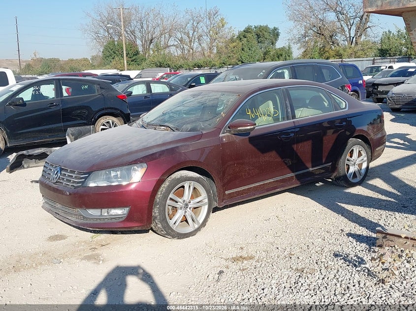 Vin: 1vwcn7a36cc066018, lot: 46942681, volkswagen passat 2.0l tdi sel premium 20122
