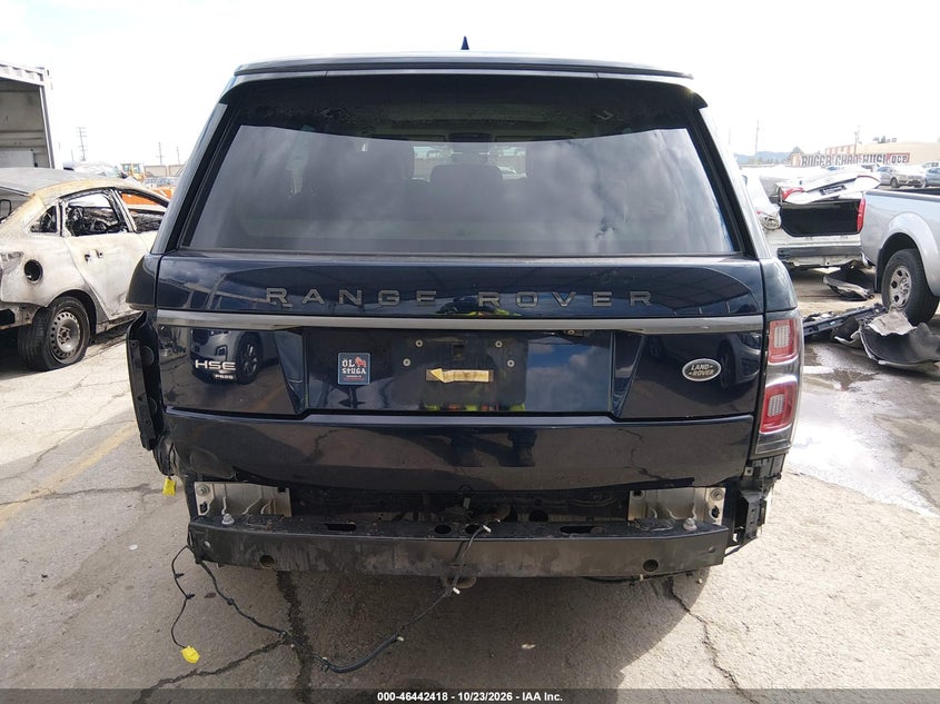 2020 Land Rover Range Rover P525 Hse VIN: SALGS2SEXLA587635 Lot: 46442418