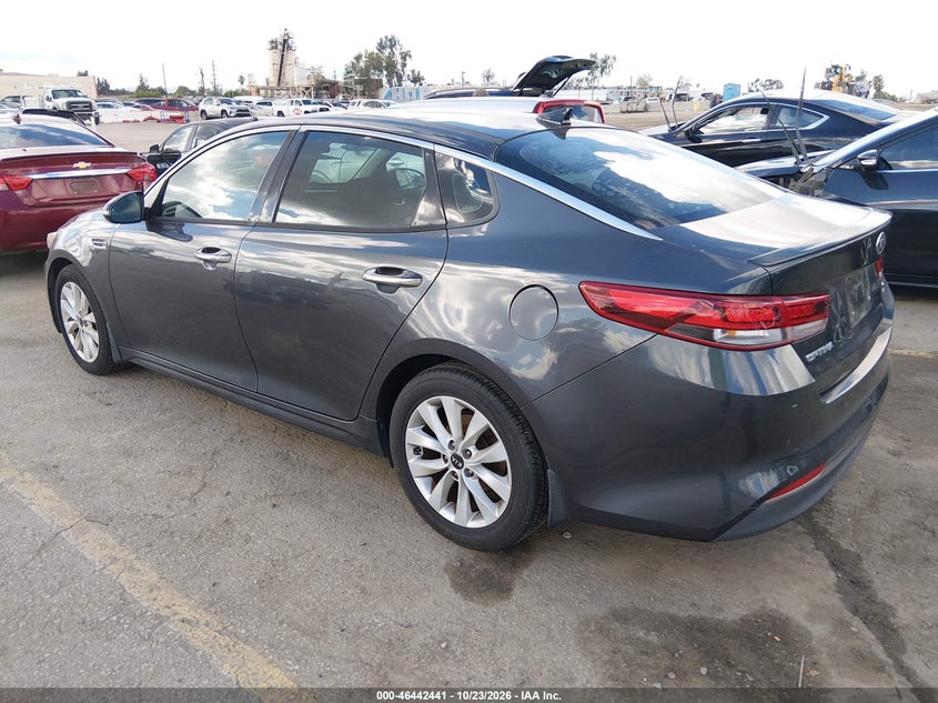 Vin: 5xxgt4l30jg204140, lot: 46942807, kia optima s 20183