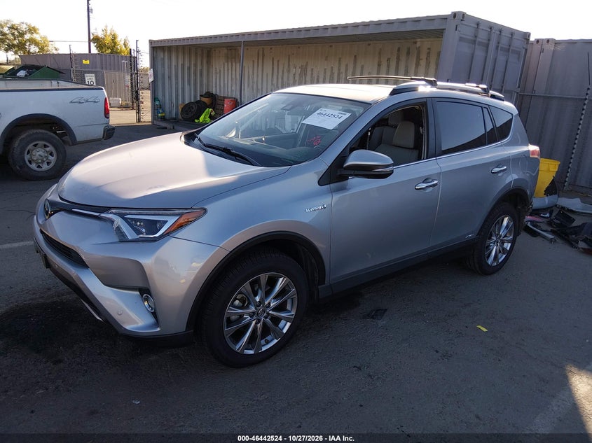 Vin: jtmdjrev3hd060687, lot: 46942890, toyota rav4 hybrid limited 20172