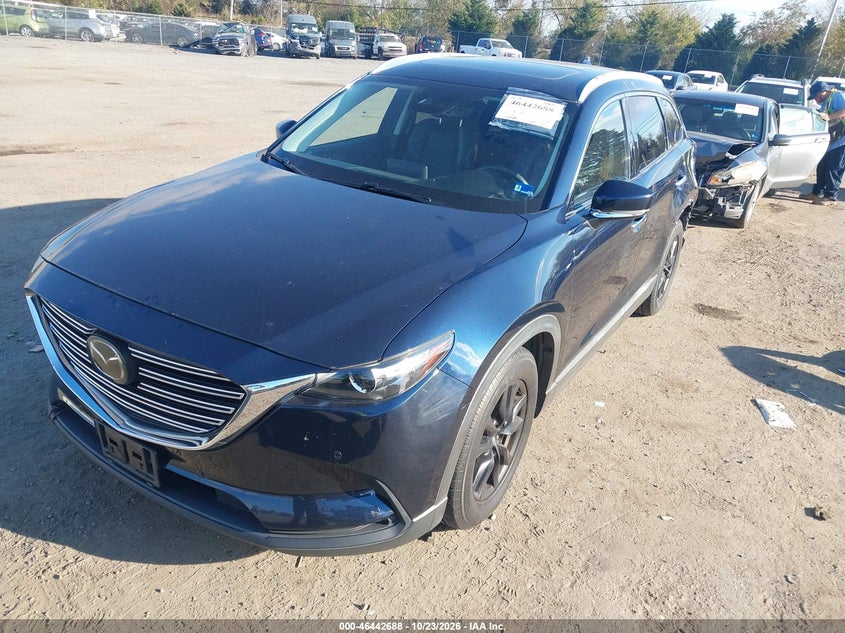 2019 Mazda Cx-9 Touring, Rear, IAAI, VIN JM3TCBCY7K0313025 — photo 2