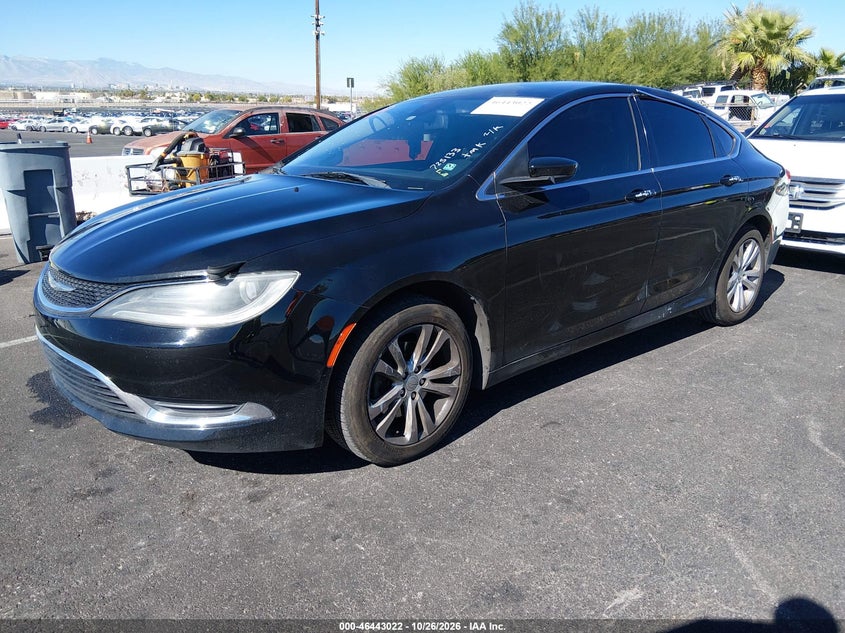 2015 Chrysler 200 Limited, Обычный износ, IAAI, VIN 1C3CCCAB7FN725133 — фото 2