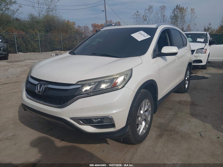 Vin: 5j6rm4h71fl014916, lot: 46943839, honda cr-v ex-l 20152