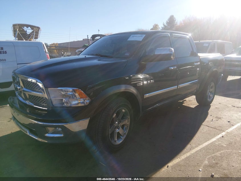 Vin: 1d7rv1ct8as256306, lot: 46943922, dodge ram 1500 laramie 20102