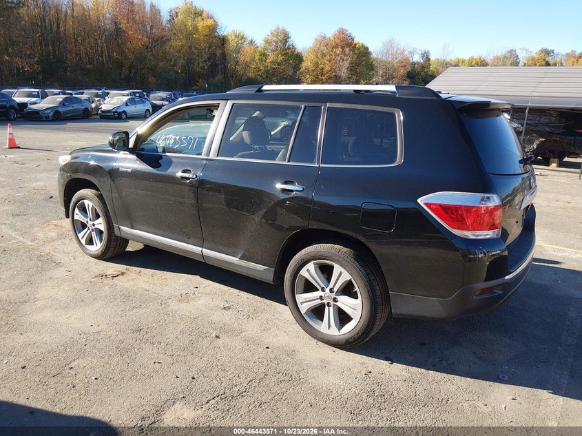 Vin: 5tddk3eh6ds200248, lot: 46943947, toyota highlander limited v6 20133