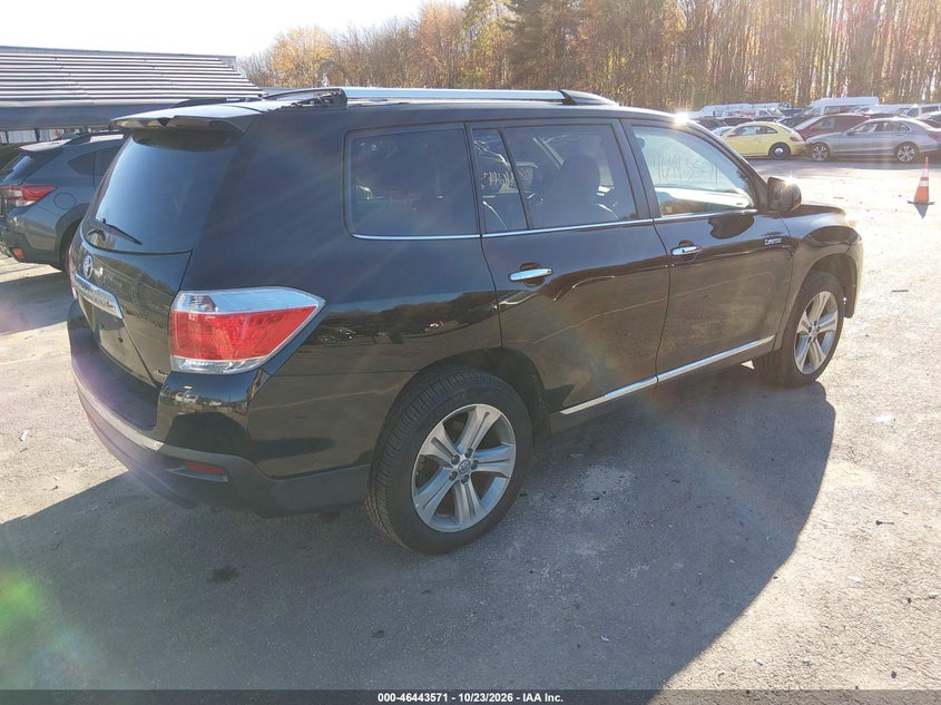 Vin: 5tddk3eh6ds200248, lot: 46943947, toyota highlander limited v6 20134